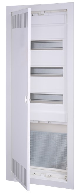 Встраиваемый комбинир. щит Nova (3 DIN + 1 МП) 5 габарит с металлической перфорированной дверью IP41 EKF